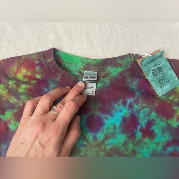 •Handmade• Children's Small | Galaxy Tie Dye Shirt | #33 - Picture 2 of 4